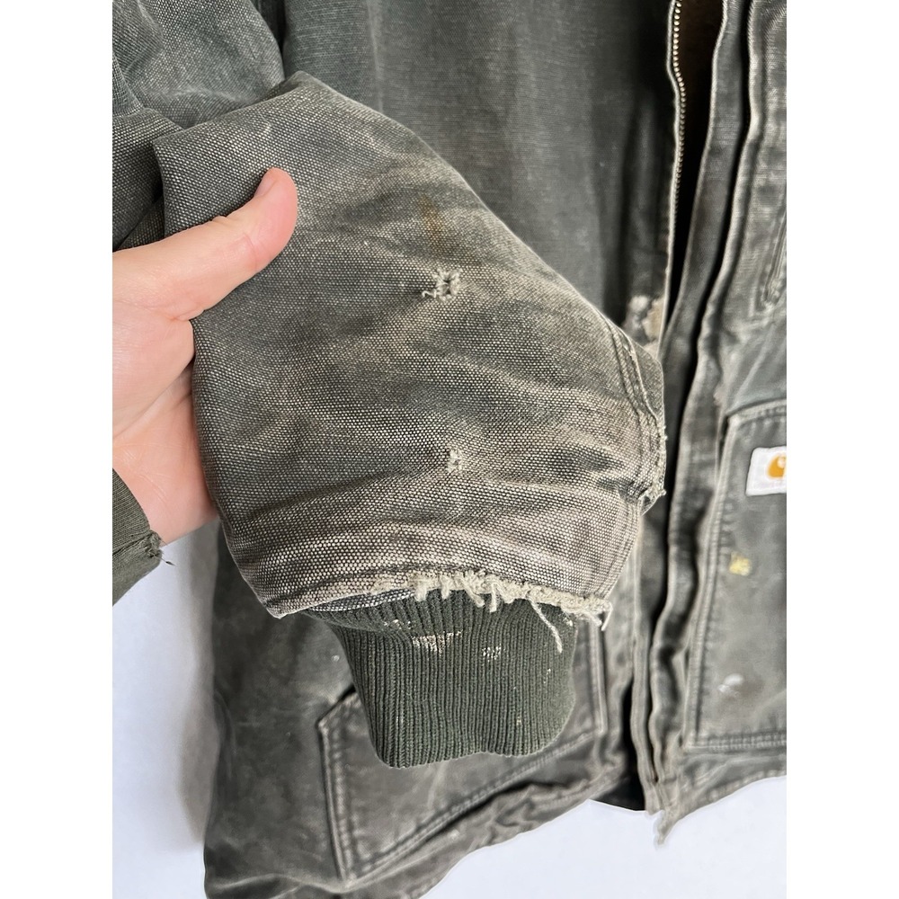 CARHARTT WC061 Sherpa Lined Sandstone Ridge Coat Detroit Work Jacket Women's 2XL - Picture 7 of 15